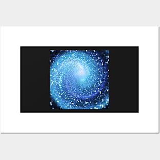 Blue nebula Posters and Art